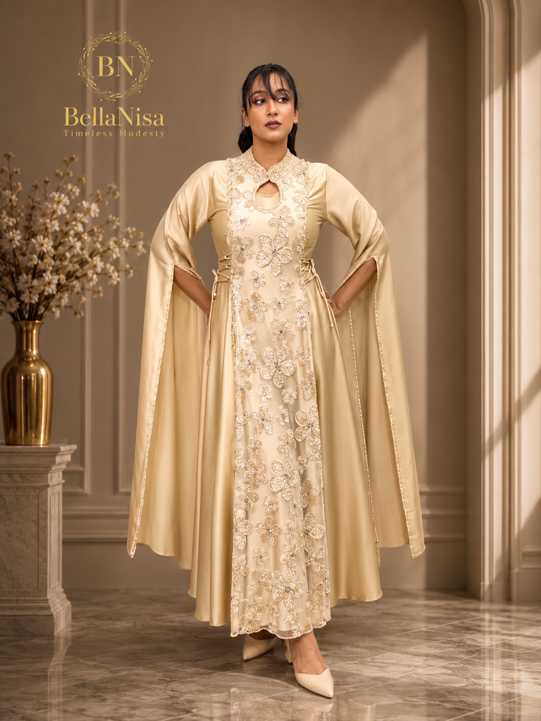 Tahami Kaftan Gold