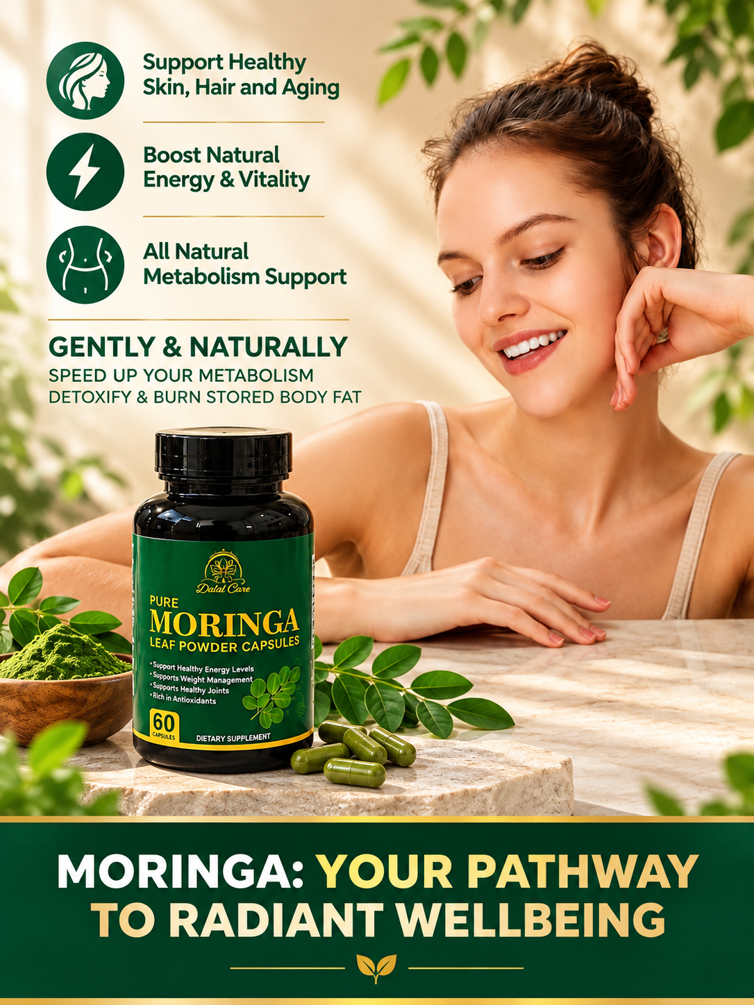 Moringa Powder Capsules