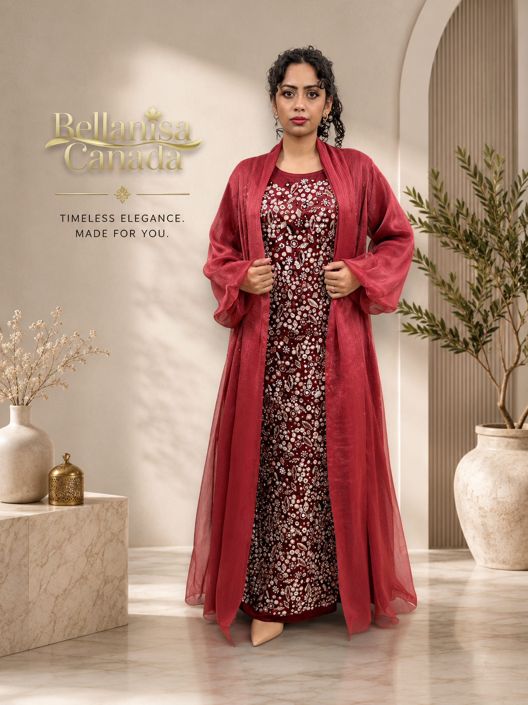 Kaftan Kuwaiti Style Mocha