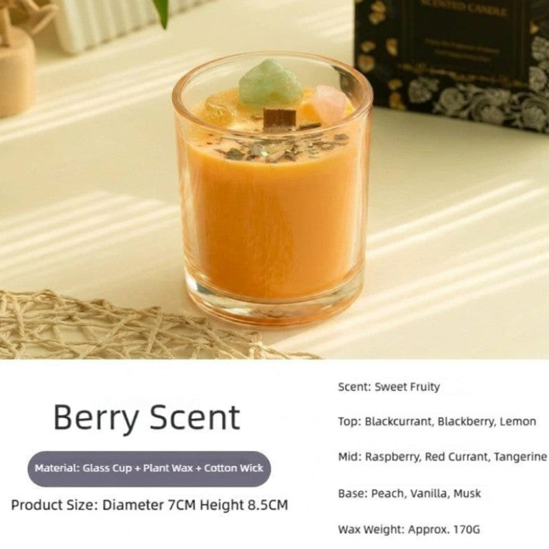 Crystal Stone Scented Candle
