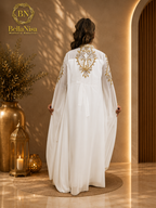 Arusa Kaftan White