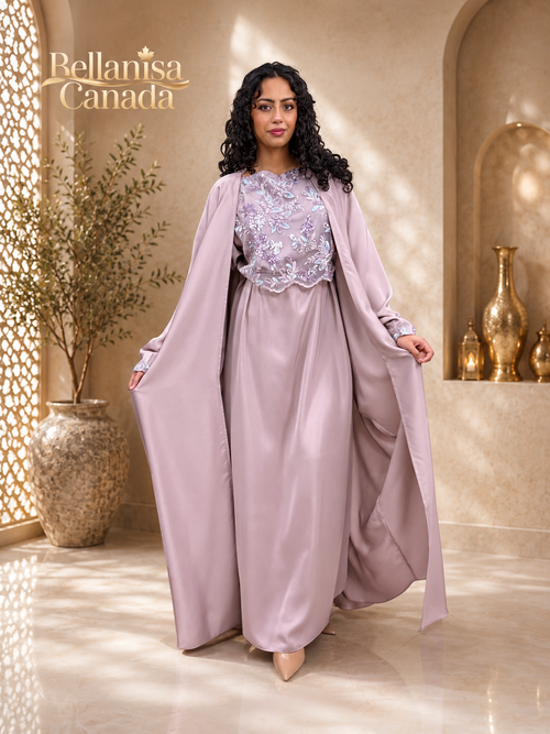 Abaya Blush Pink