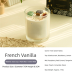 Crystal Stone Scented Candle