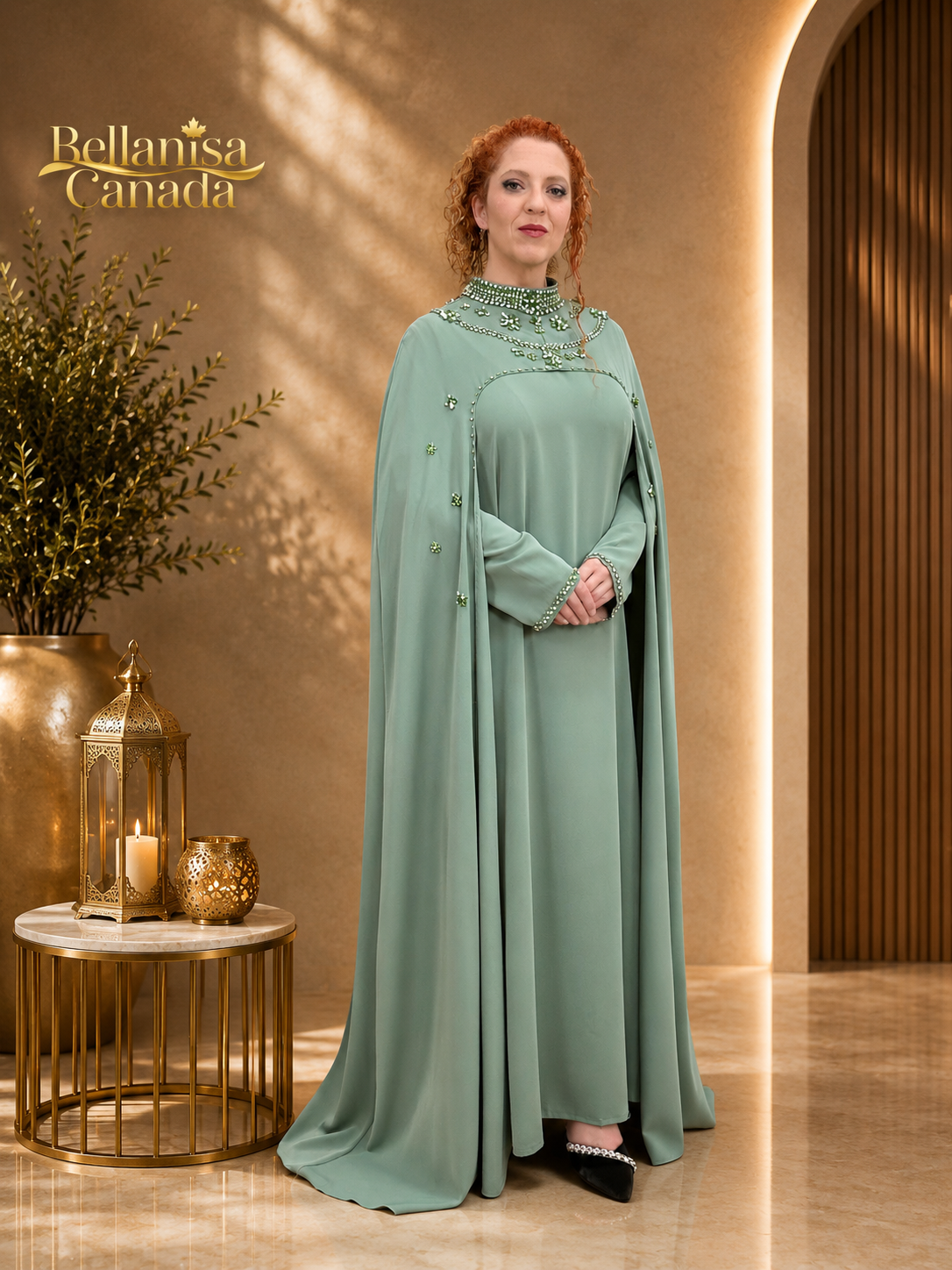 Kaftan Cape Green