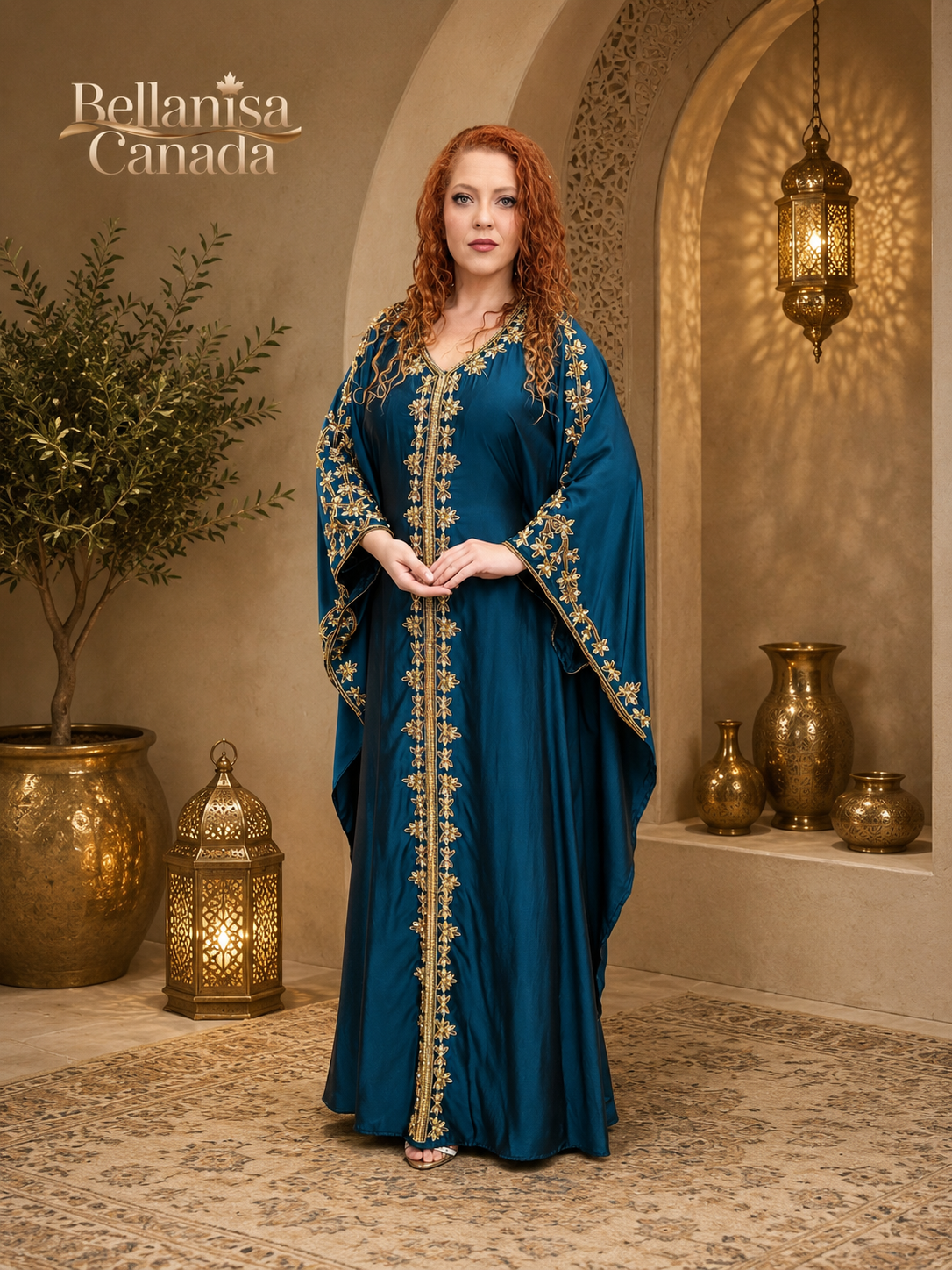 Naya Kaftan Blue