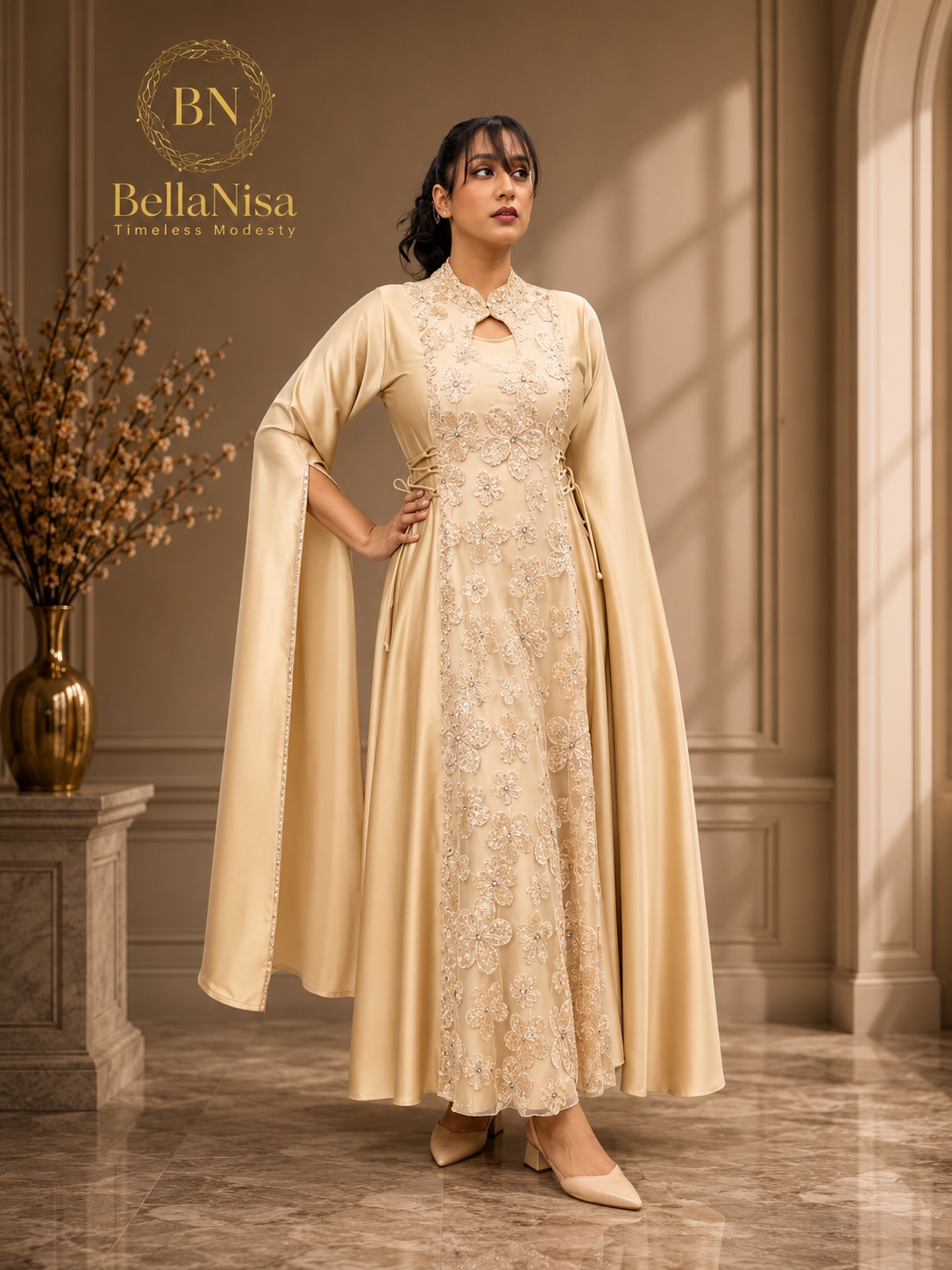 Tahami Kaftan Gold