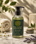Sore Muscle Massage Oil with Lavender and Chamomile Essential Oils