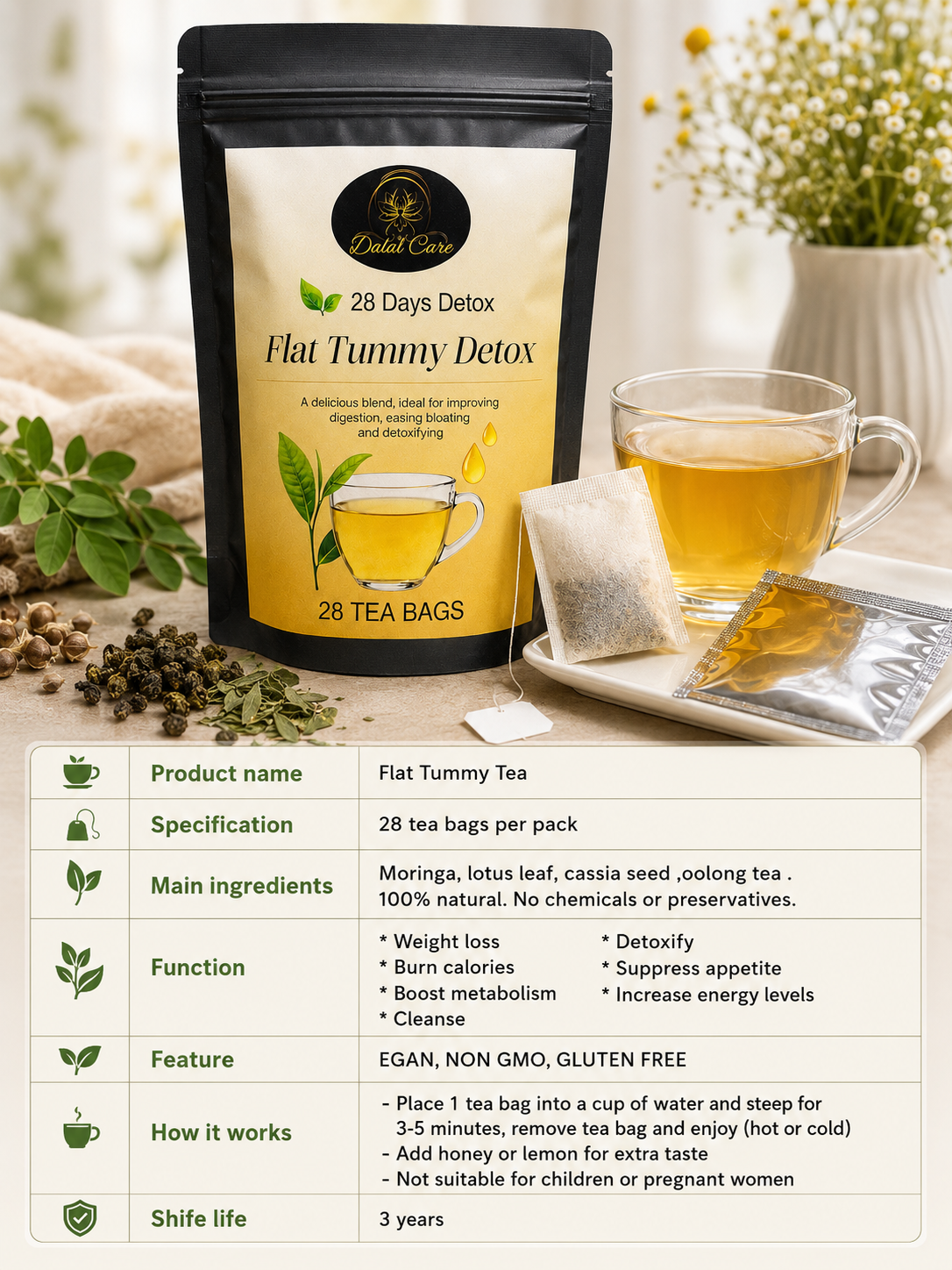 Flat Tummy Detox Tea