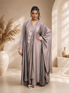 Abaya Satin Choc