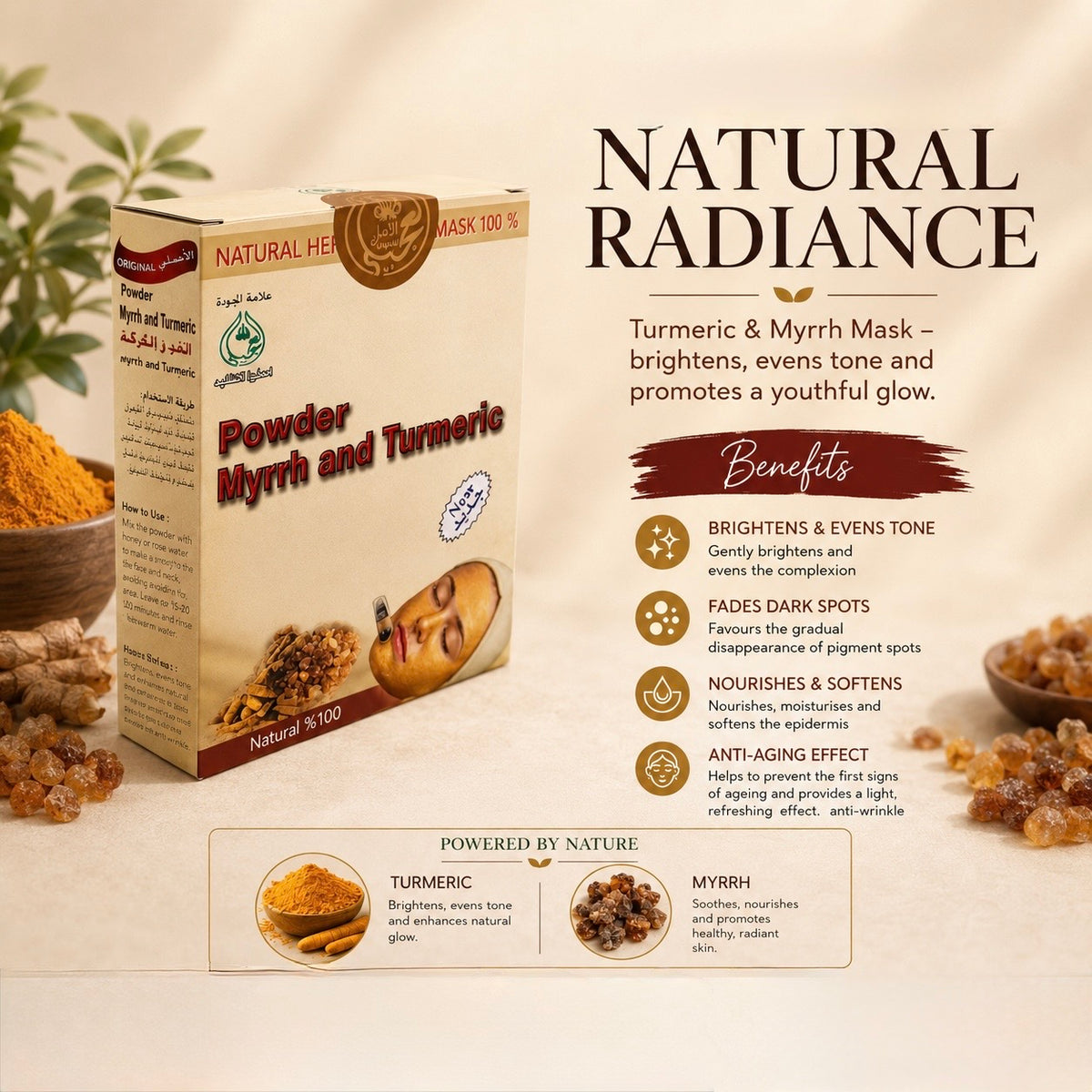 Turmeric and Myrrh Face Mask