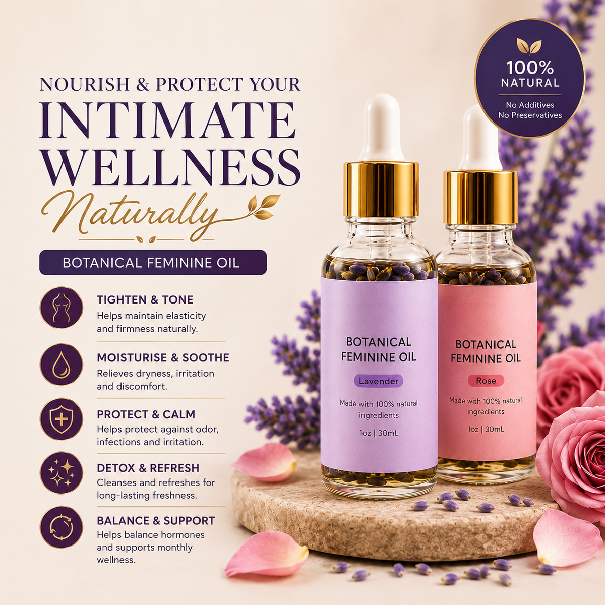 Yoni Intimate Rose Oil