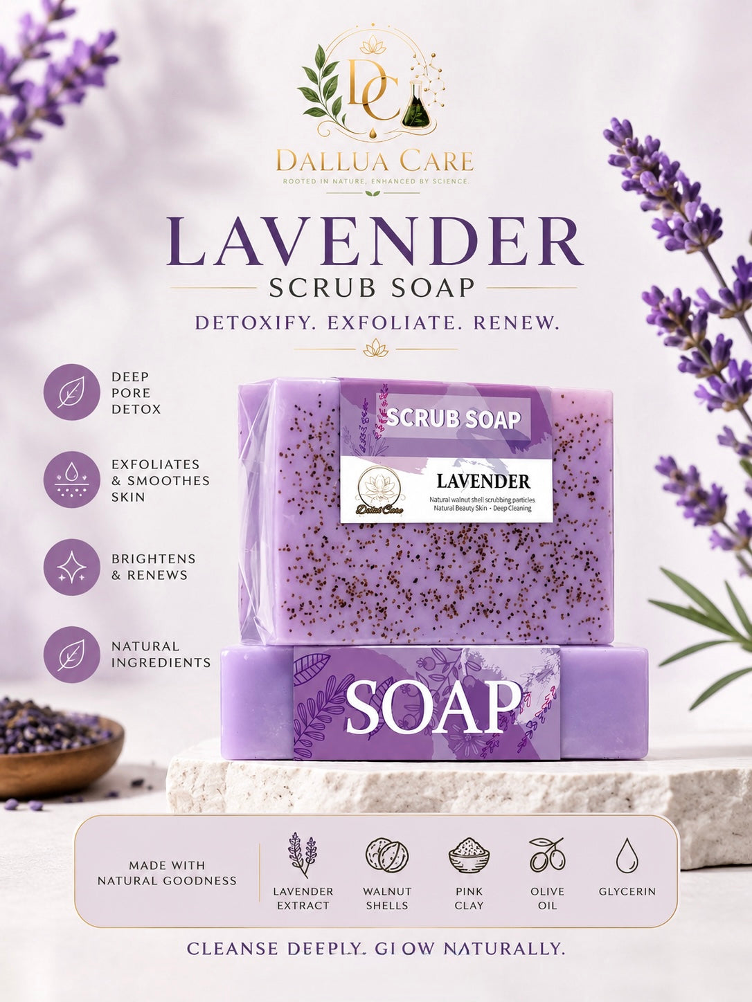 Lavender Scrub Soap