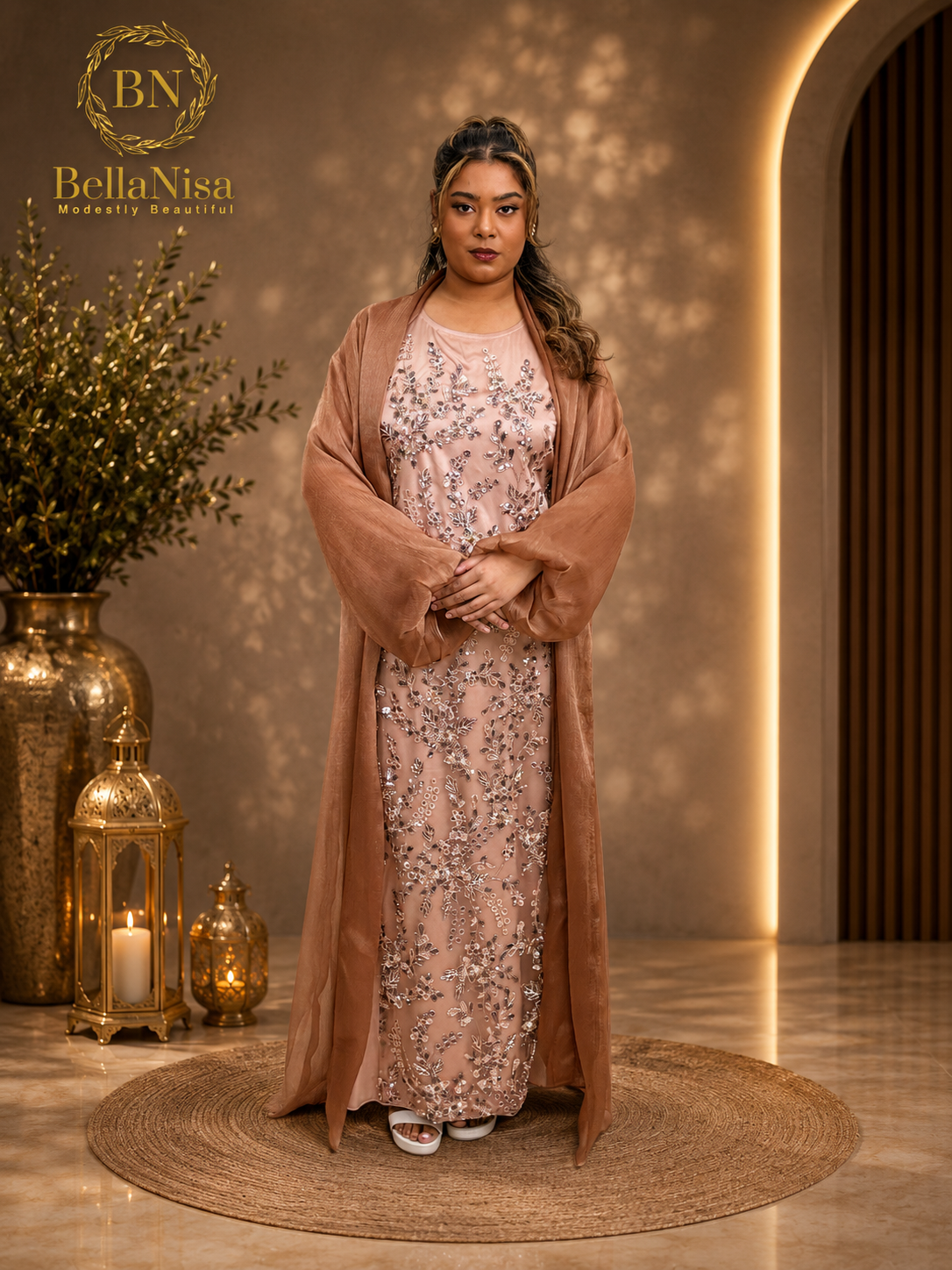 Kaftan Kuwaiti Style Mocha