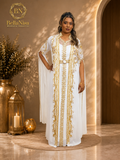 Arusa Kaftan White