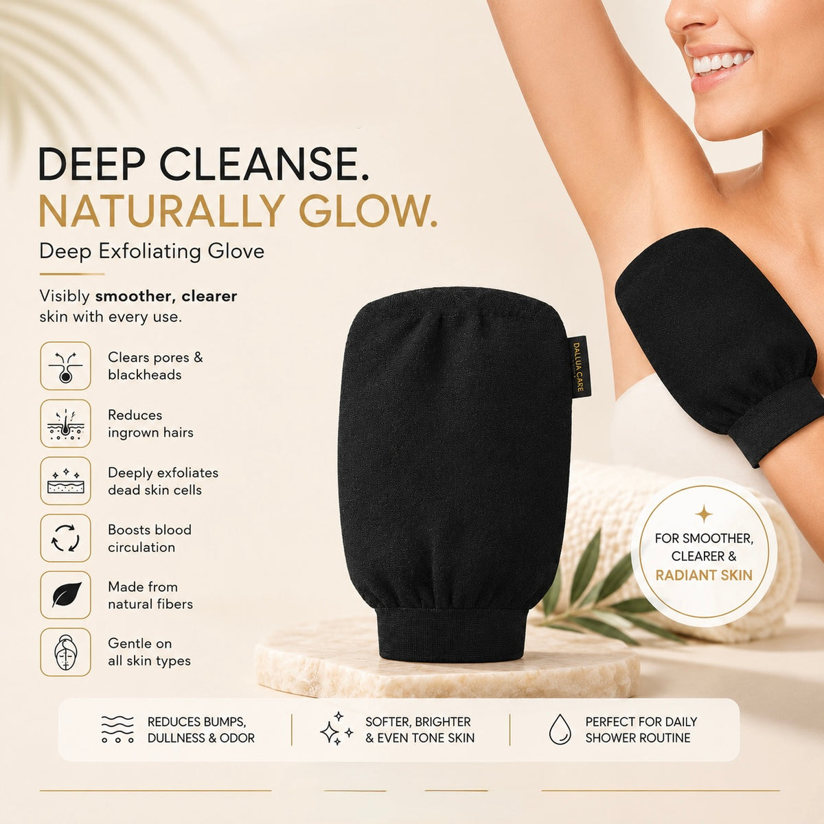 Deep Exfoliating Glove For Skin