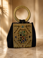 Luxury HandMade Clutch Bag Black