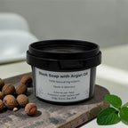 Morrocan Black Soap with Argan Oil.