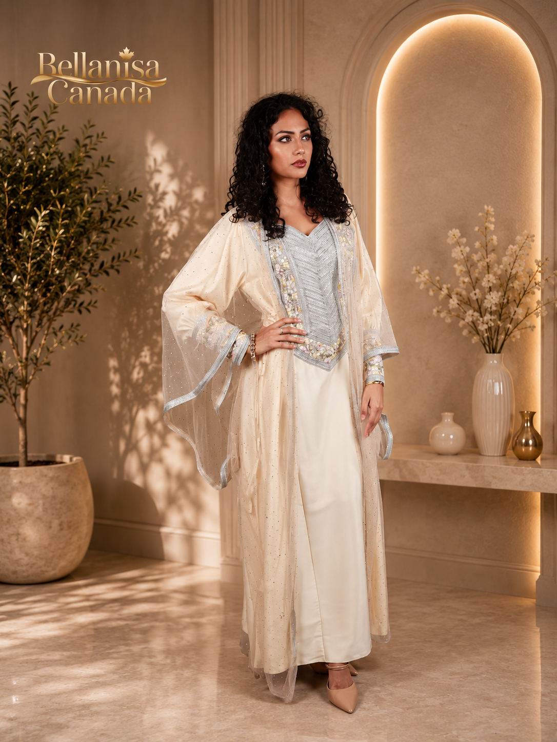 Bisht Cape Kaftan
