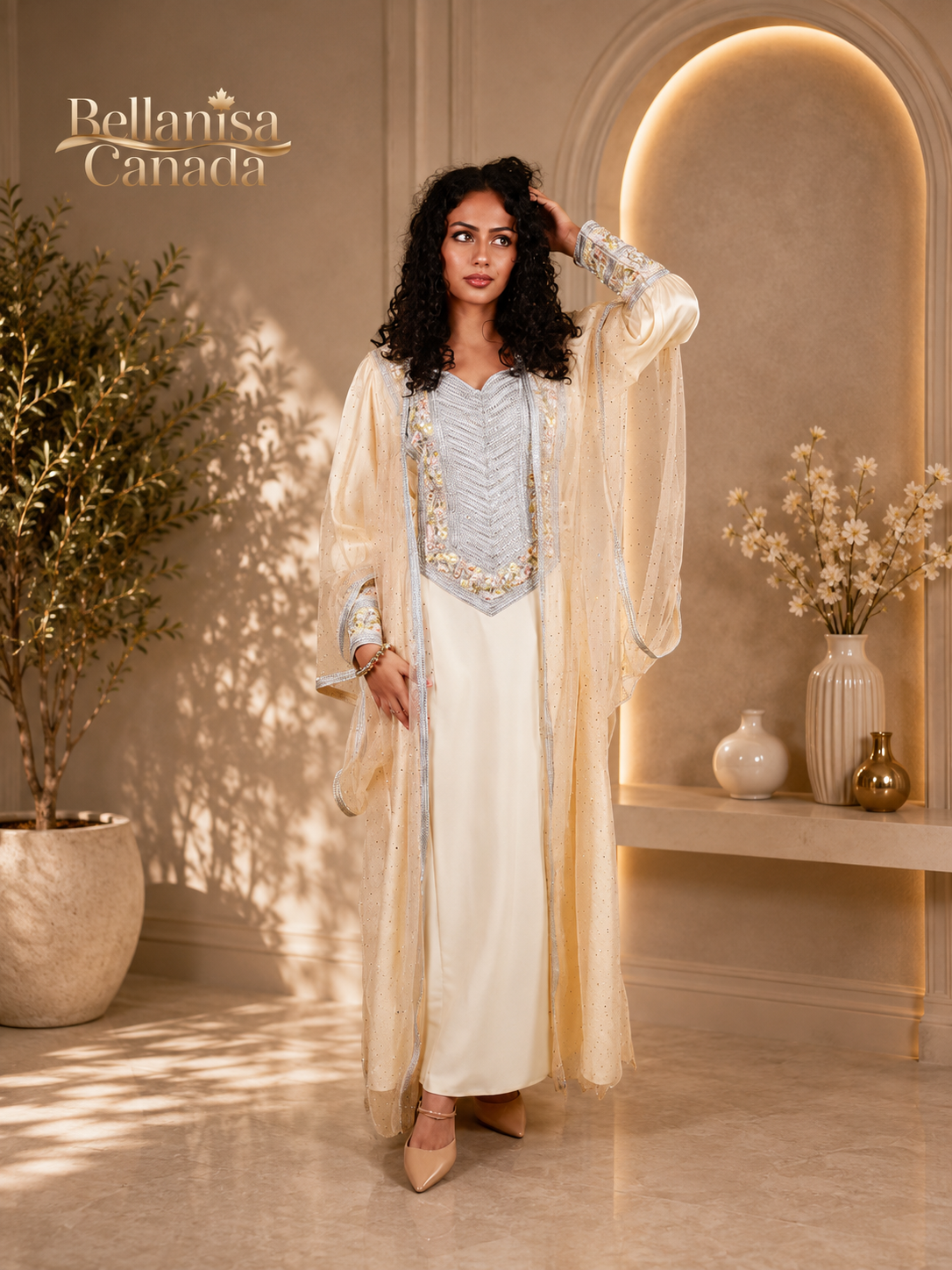 Bisht Cape Kaftan