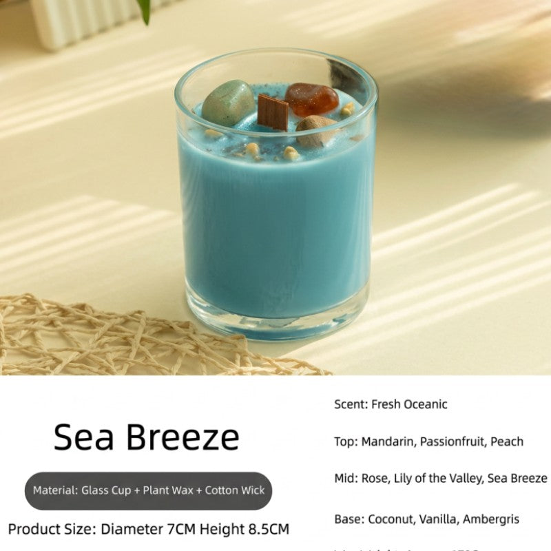 Crystal Stone Scented Candle