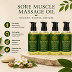 Sore Muscle Massage Oil with Lavender and Chamomile Essential Oils