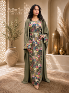 Abaya Khulud Green