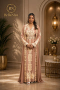 Abaya Embroidered Choc