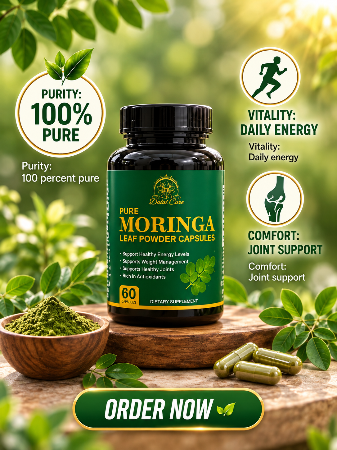 Moringa Powder Capsules
