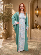 Abaya Pashmin Turquoise