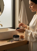 Morrocan Black Soap with Ghassoul and Rosemary Oil.