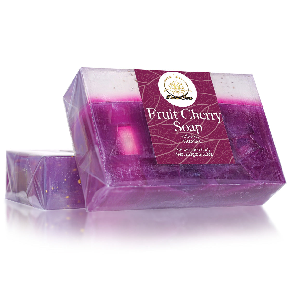 Cherry Essential Oil with 24K Gold Leaf Soap