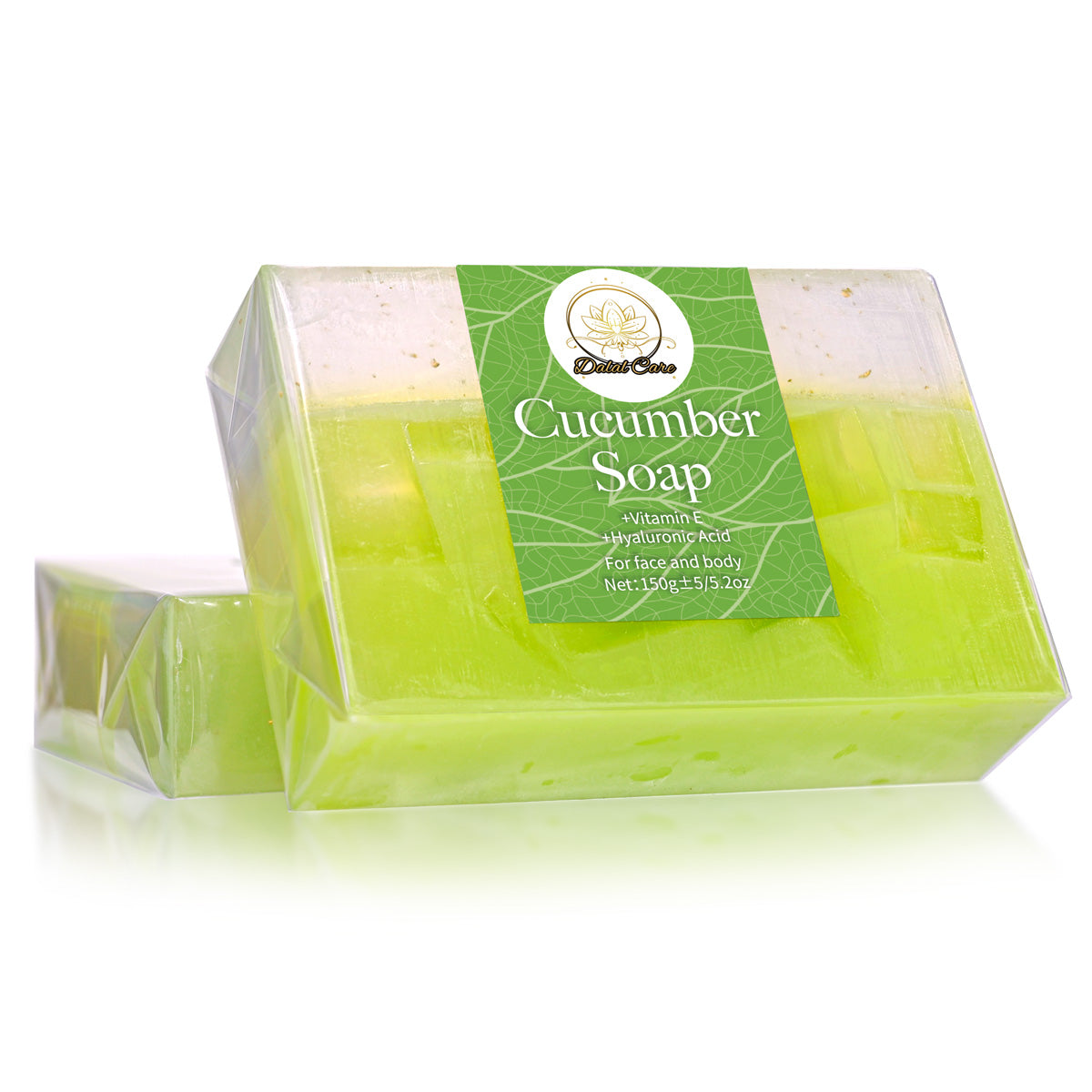 Cucucmber Essential Oil with 24K Gold Leaf Soap