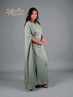 Fahima Kaftan Abaya Sage