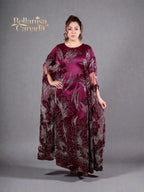 Muntaha Kaftan Plum