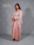 Bisht Cape Kaftan Peach