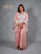 Bisht Cape Kaftan Peach
