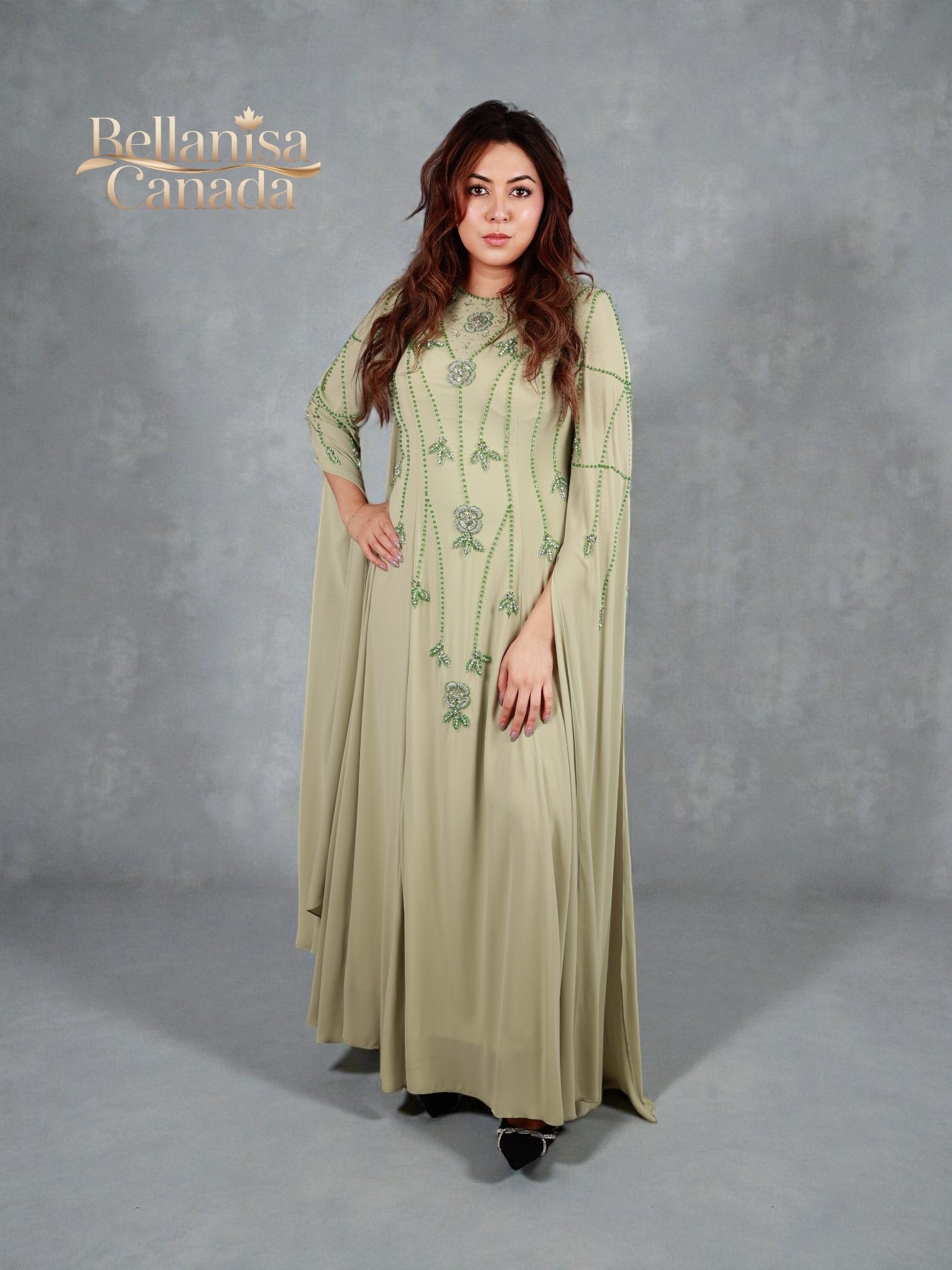 Nisaa Kaftan Mint