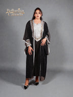 Bisht Cape Kaftan Black