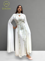 Maitha Morrocan Kaftan White