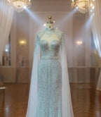 Selena Bespoke Gown Sky Blue