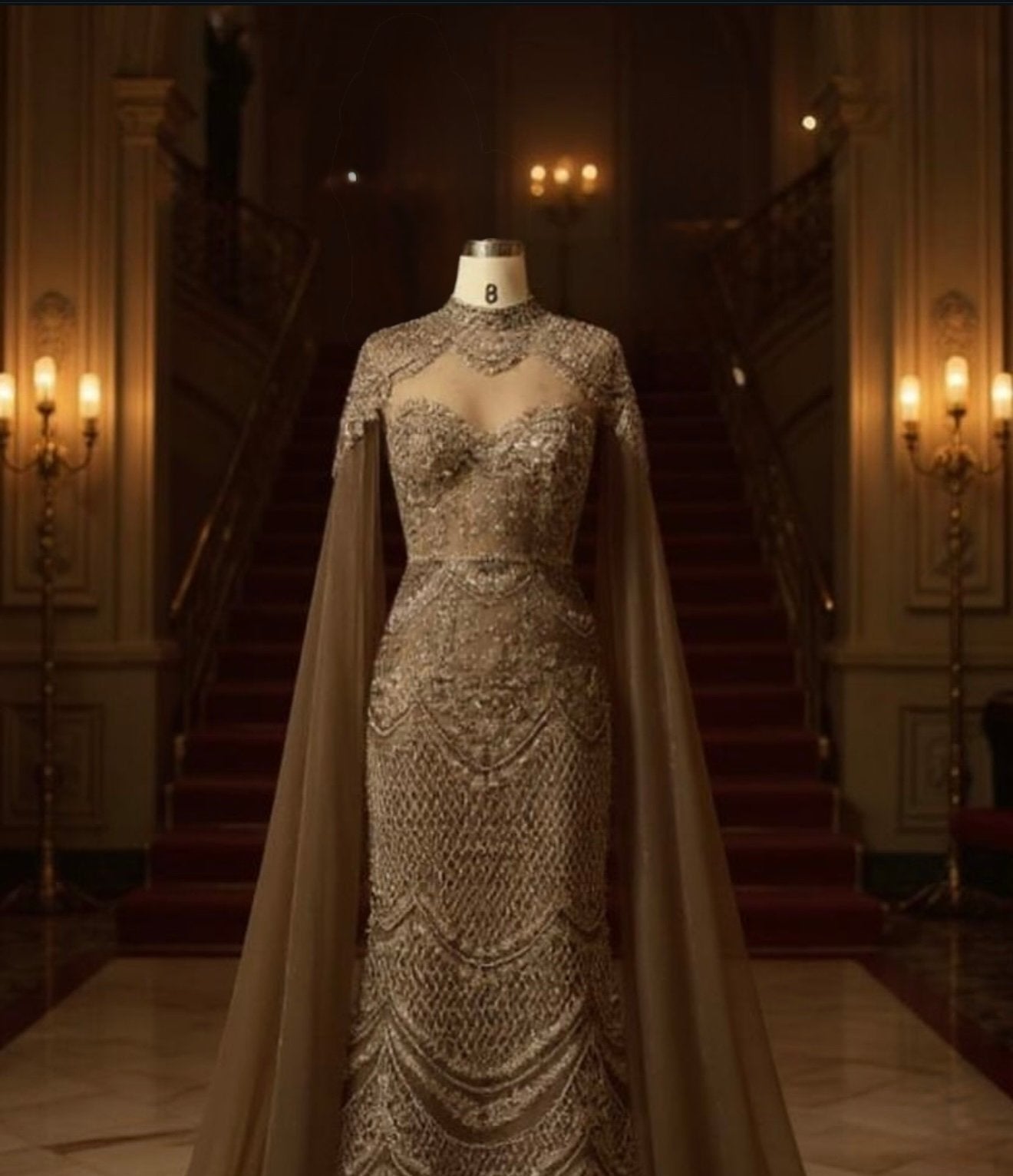 Selena Bespoke Gown Choco