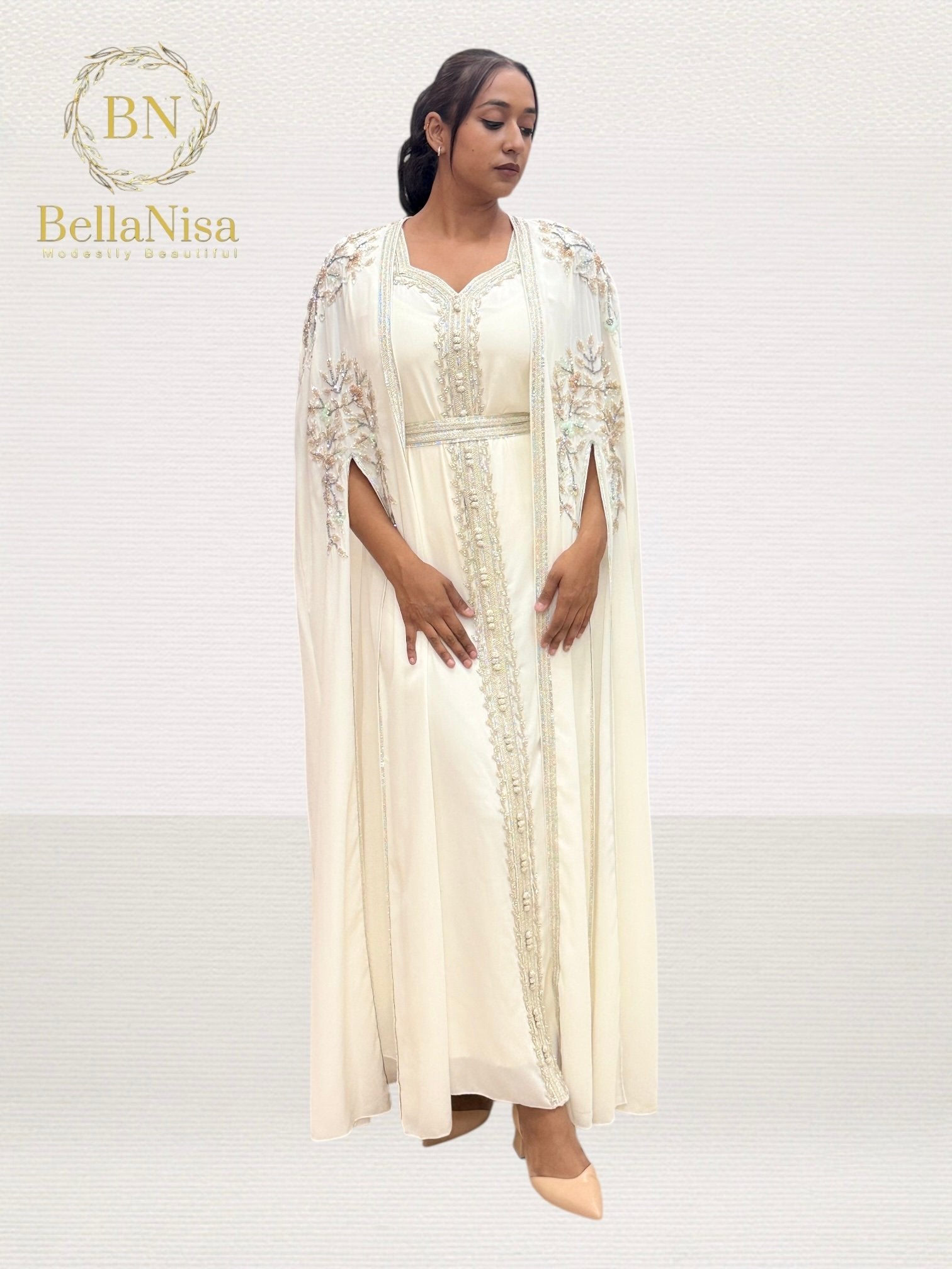 Rawah Kaftan White