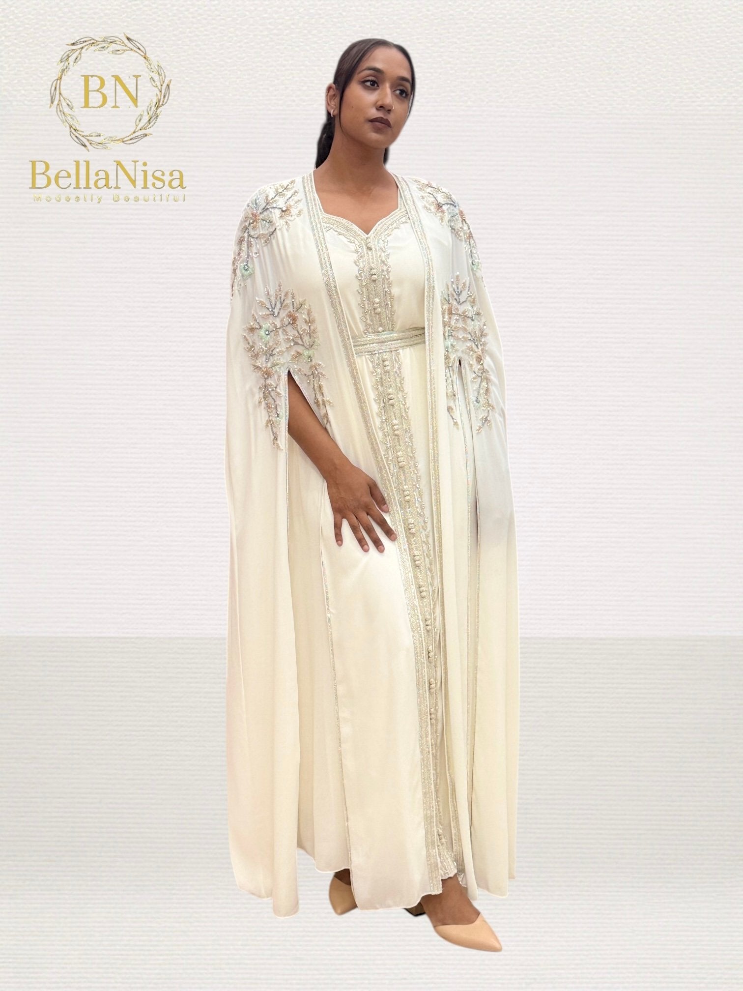 Rawah Kaftan White