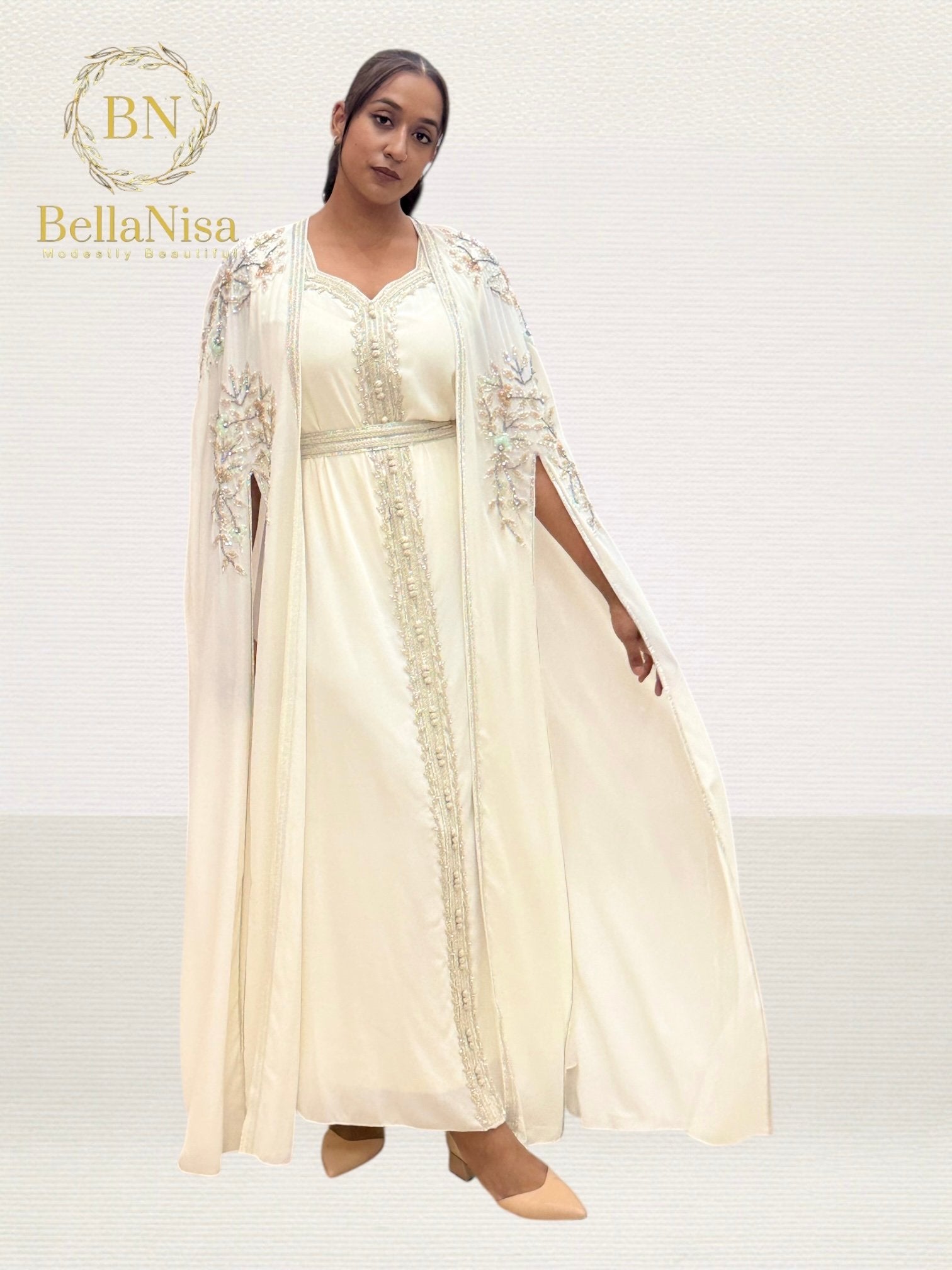 Rawah Kaftan White