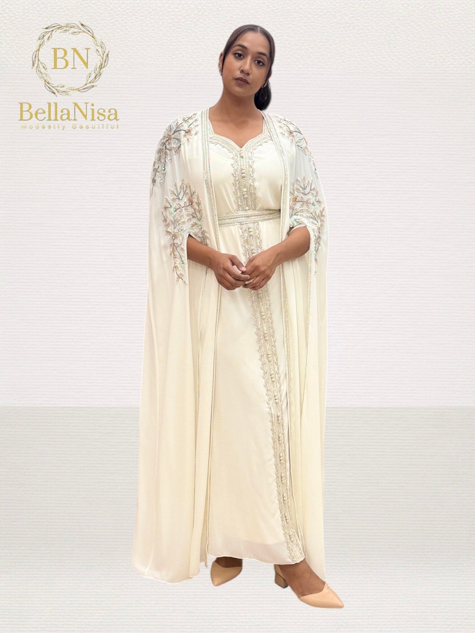 Rawah Kaftan White