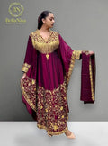 Humera Kaftan Maroon