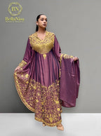 Humera Kaftan Lavender