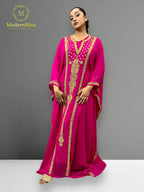 Friyal Kaftan Fuchsia