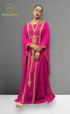 Friyal Kaftan Fuchsia