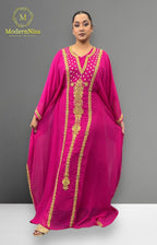Friyal Kaftan Fuchsia